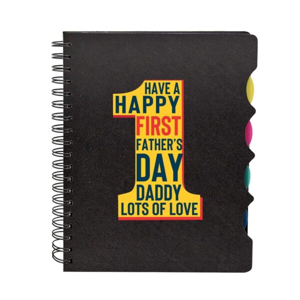 Have A Happy First Birthday Gifts for Father Dad Printed Notebook A5 Size 300 Ruled Pages Birthday Gifts for Father