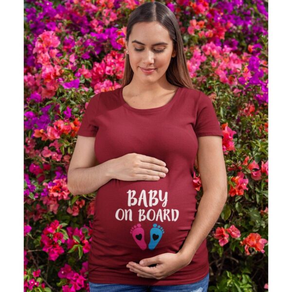 Baby On Board Design Maternity T-Shirt