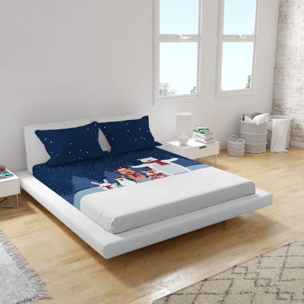 Cute Bears Christmas Bedsheet