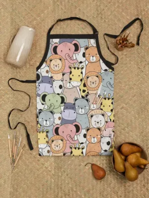 Cool Animals Kids Apron
