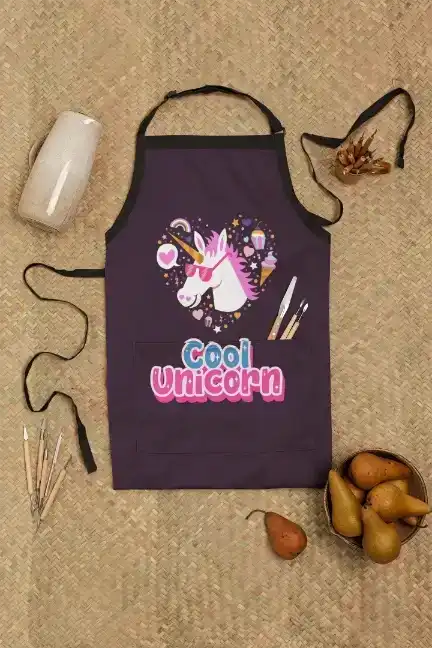 Cool Unicorn Kids Apron
