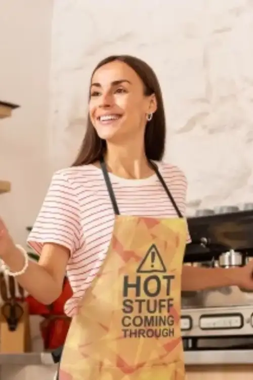 Hot Stuff Coming Through Chef Apron