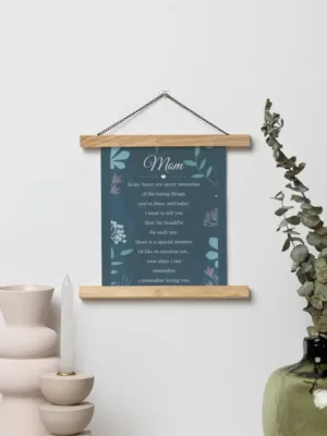 Mom In My Heart Scroll