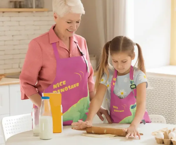 Nice Dinosaur Kids Apron
