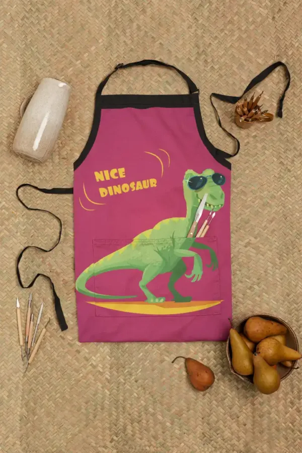 Nice Dinosaur Kids Apron