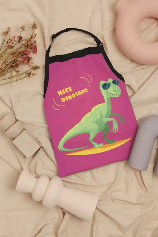 Nice Dinosaur Kids Apron