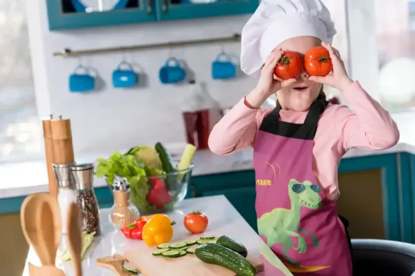 Nice Dinosaur Kids Apron