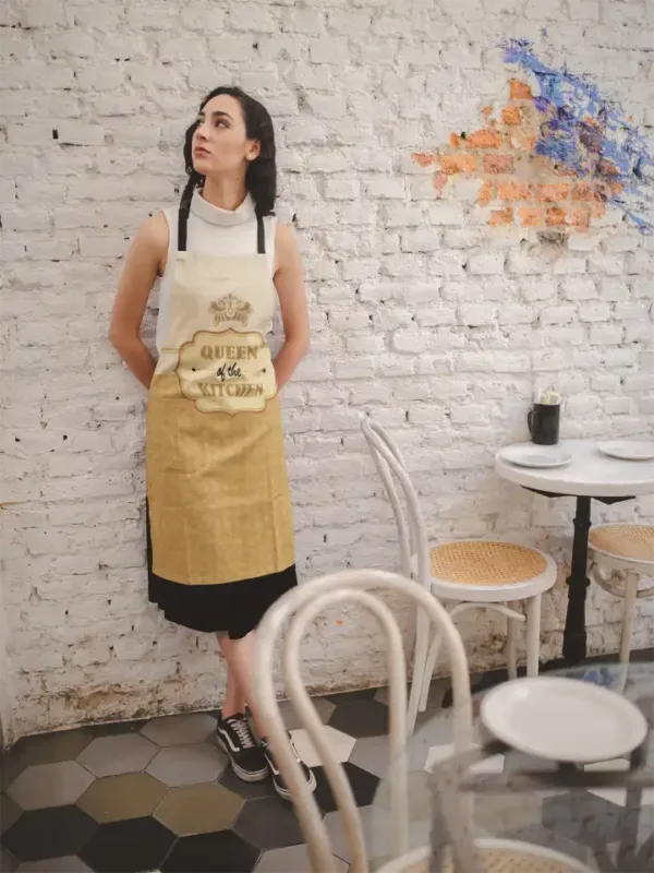 Grill King & Queen of the Kitchen Apron Set of 2