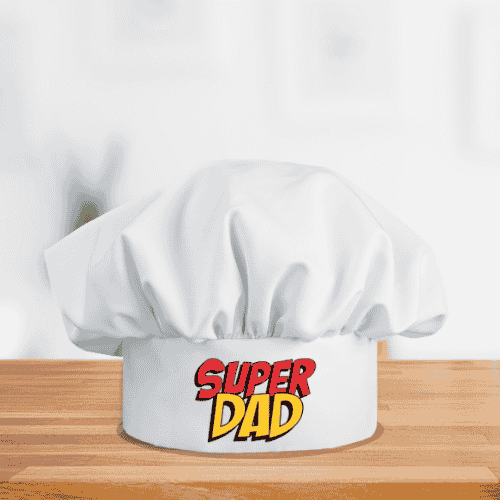 Super Dad Apron With Chef Hat
