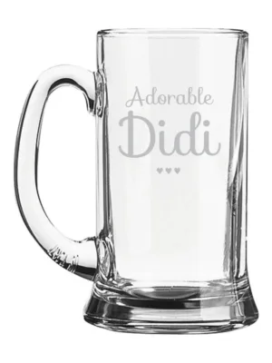 Adorable Didi Engraved Beer Mug