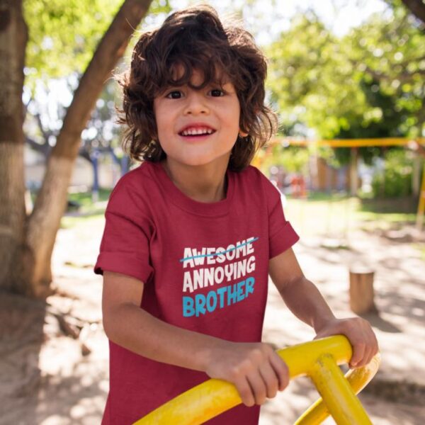 Awesome Annoying Brother Printed T-shirt