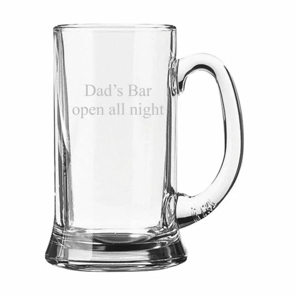 Dad's Bar  Engraved  Beer Mug