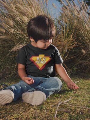 Be a Super Hero Printed T-Shirt