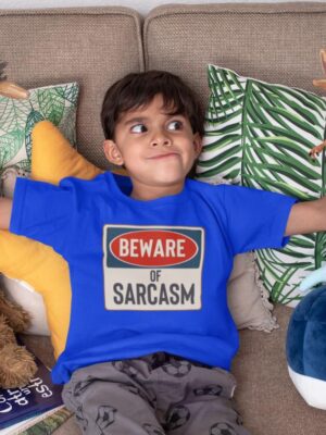 Beware of Sarcasm Cotton Printed T-Shirt