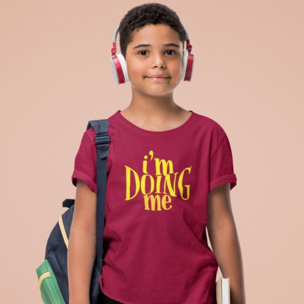 I'm Doing Me Printed Boys T-Shirt