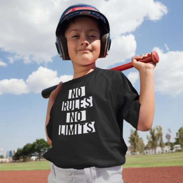 No Rules No Limits Boy's & Girl's Printed T-Shirt
