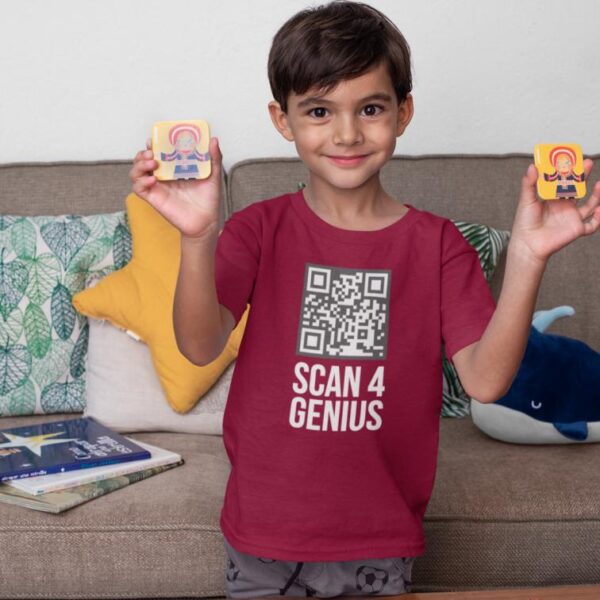 Scan for Genius Cotton Printed T-Shirt