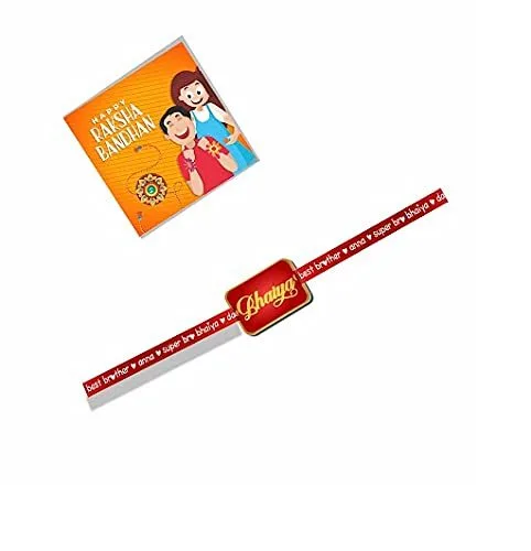 YaYa cafe Rakhi for Brother Boy Printed Rakhi Bhaiya Raksha Bandhan