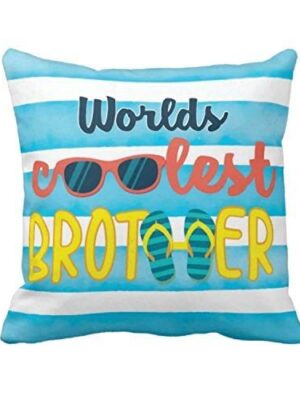 Worlds Coolest Brother Cushion Cover