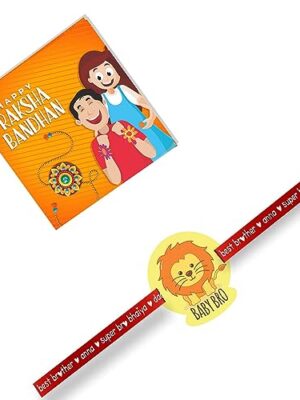 Lion Baby Bro Kids Rakhi for Little Brothers