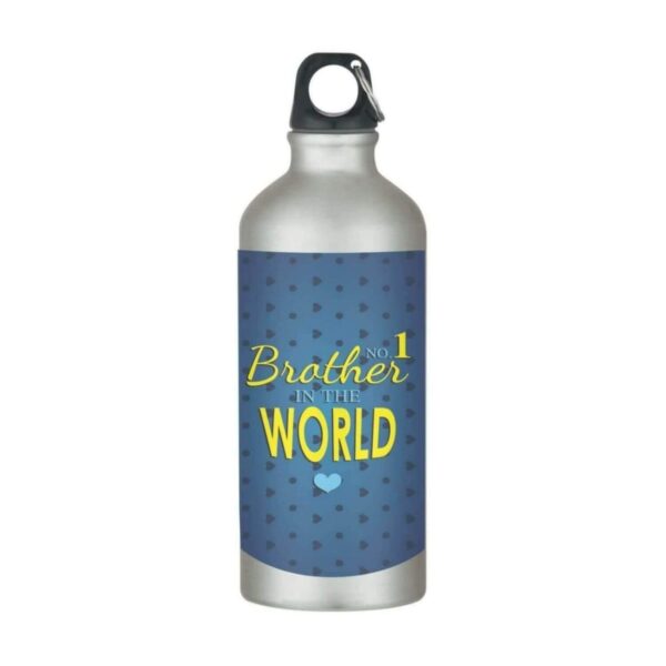 No 1 Brother in The World Sipper Water Bottle
