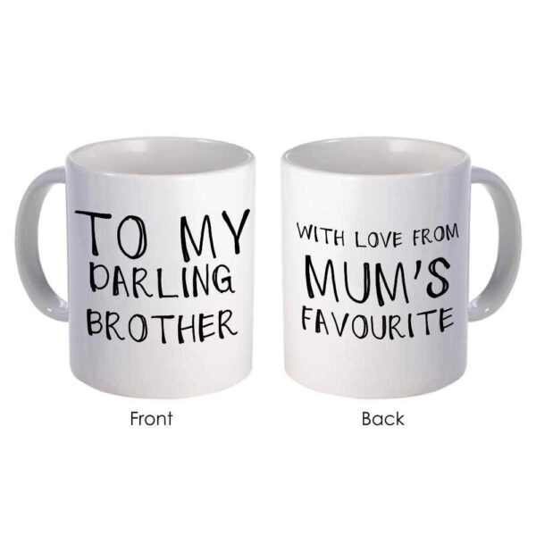 ™ Birthday Gifts for Brother Cute Teasing Darling Quote Printed Mug 330 ml Rakhi Gifts