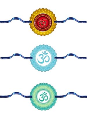 Printed Religious Rakhi Set of 3 |Raskhabandhan Special
