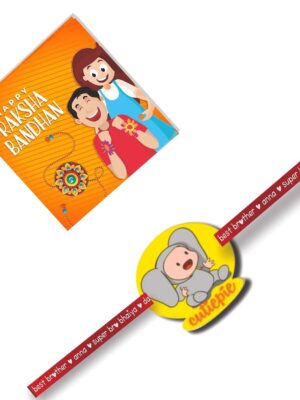 YaYa cafe Printed Cutiepie Raksha Bandhan Rakhi for Brother