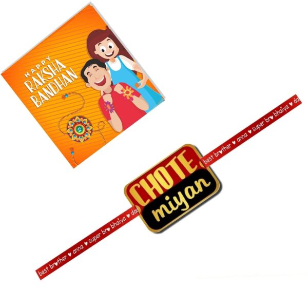 Chote Miyan  Kids Rakhi for Little Brother