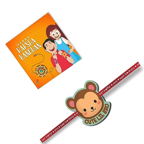 Monkey Cute Lil bro Kids Rakhi