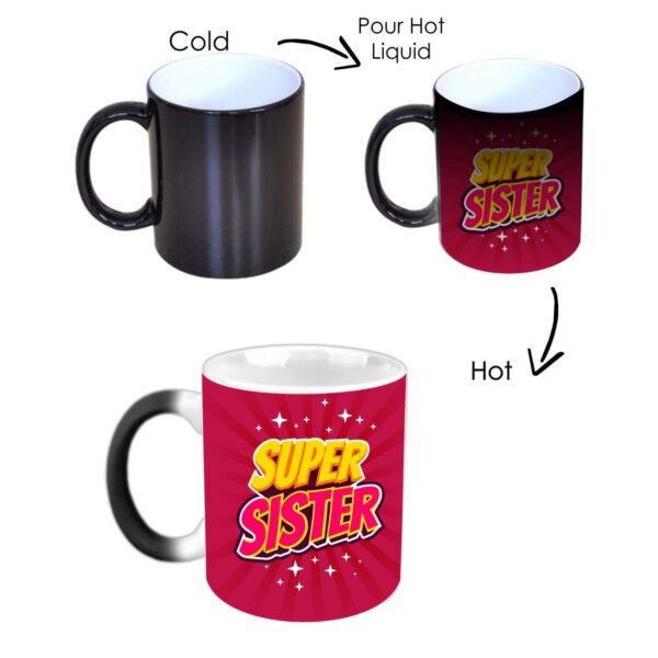 Yaya Cafe™ Rakhi Sweets Gift Combo for Sister, Super Sister Mug, Gulabjamun, Coaster Gift Combo of 3 Birthday