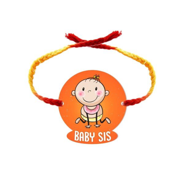 YaYa Cafe Rakhi Sweets Gift Combo for Sister Baby Sis Printed Rakhi, Kaju Katli - 1 kg, Gift Combo of 2 Raksha Bandhan