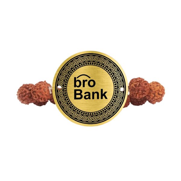 Best Bro Engraved Rudraksh Rakhi for Brothers