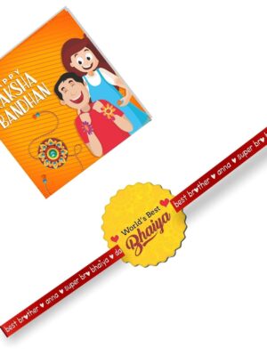 World Best Bhaiya Kids Rakhi For Big Brothers