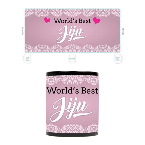 Yaya Cafe™ Rakhi Sweets Gift Combo for Sister Didi Jiju, Worlds Best Sister Didi Jiju Mug, Gulabjamun, Coaster Gift Combo of 5