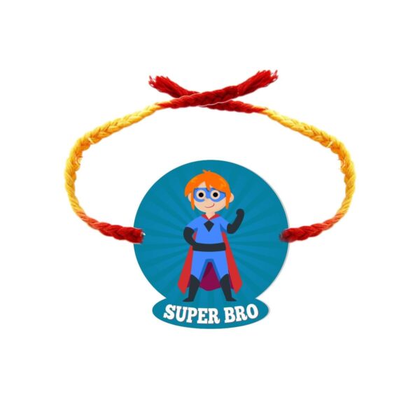 YaYa Cafe Rakhi Sweets Gift Combo for Brother Super Bro Printed Rakhi, Kaju Katli - 1 kg, Gift Combo of 2 Raksha Bandhan