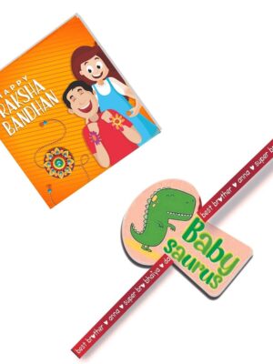Baby Saurus Kids Rakhi For Brothers