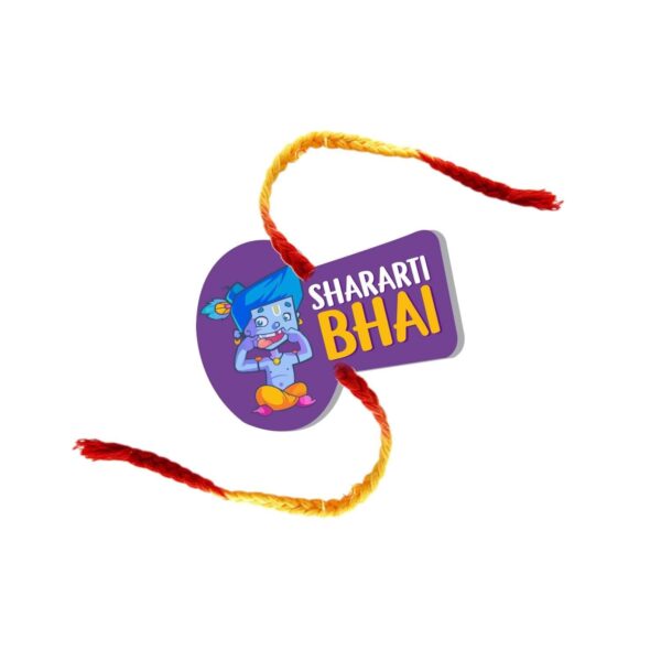 YaYa Cafe� Rakhi Chocolates Gift Combo for Brother, Shararti Bhai Rakhi with 1 Dairy Milk Silk Chocolate Gift Combo Birthday