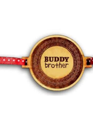 Buddy Brother  Engraved Rakhi for Brother