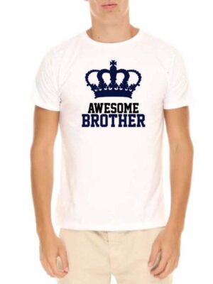 Awesome Brother Printed Tshirt