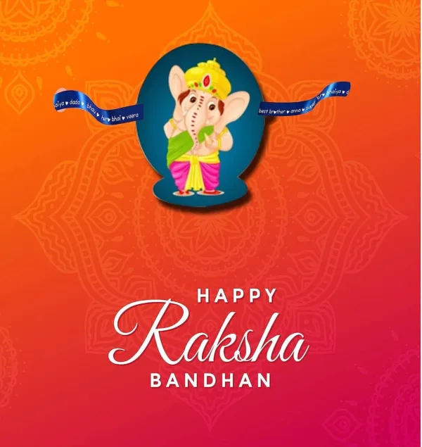 Bal Ganesha Kids rakhi For Brothers