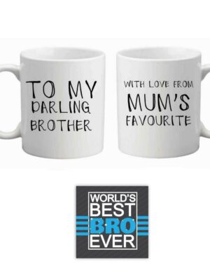 ™ Birthday Gifts for Brother Cute Teasing Darling Quote Printed Mug 330 ml Rakhi Gifts