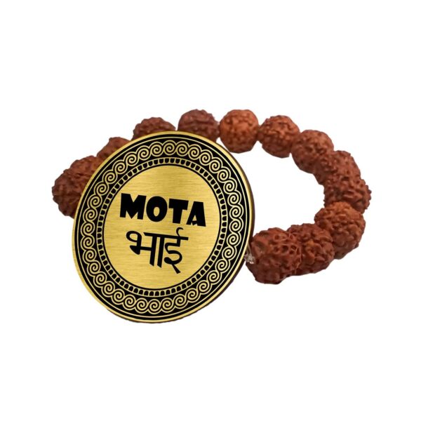 Best Bro Engraved Rudraksh Rakhi for Brothers
