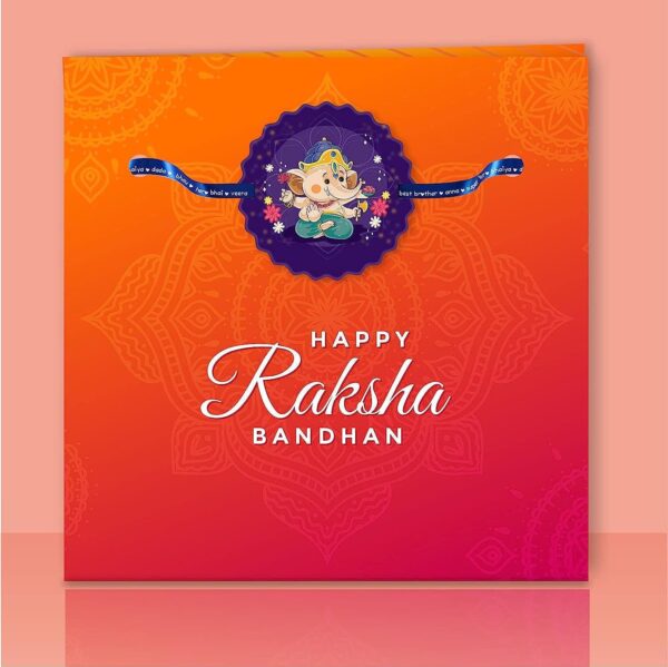 No.1 Bro , No.1 Bhabhi & Baby Bear Family Rakhi Combo Pack of 3