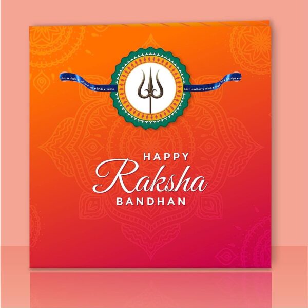 YaYa cafe Assorted Chocolate Cadbury Celebrations (186.6 g) with Ganesha Printed Rakhi Gift Combo (Beige)