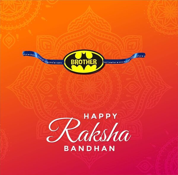 Batman Big Brother Kids Rakhi For Brothers