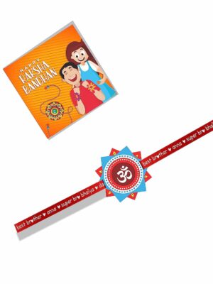 YaYa cafe Rakhi for Brother Boy Printed Rakhi Om Raksha Bandhan