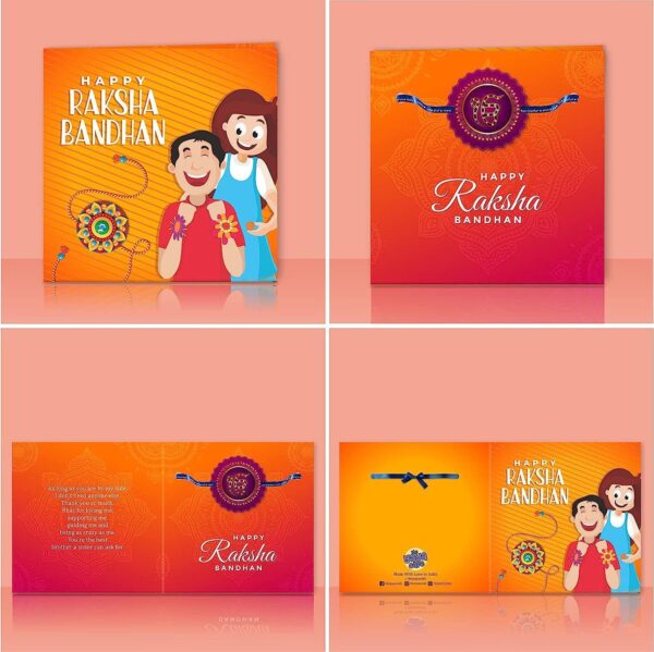 YaYa cafe Assorted Chocolate Cadbury Celebrations (186.6 g) with Ganesha Printed Rakhi Gift Combo (Beige)