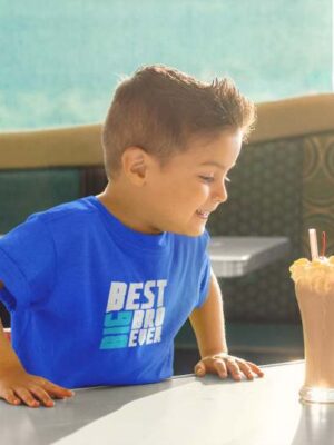 Best Big Bro Ever Printed Cotton T-Shirt