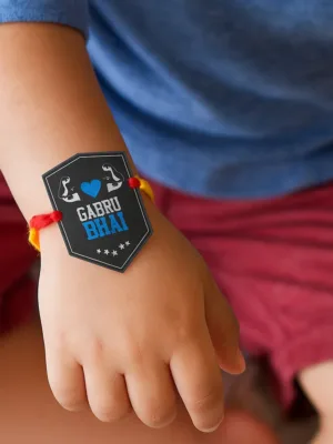 Gabru Bhai Kids Rakhi For Brother